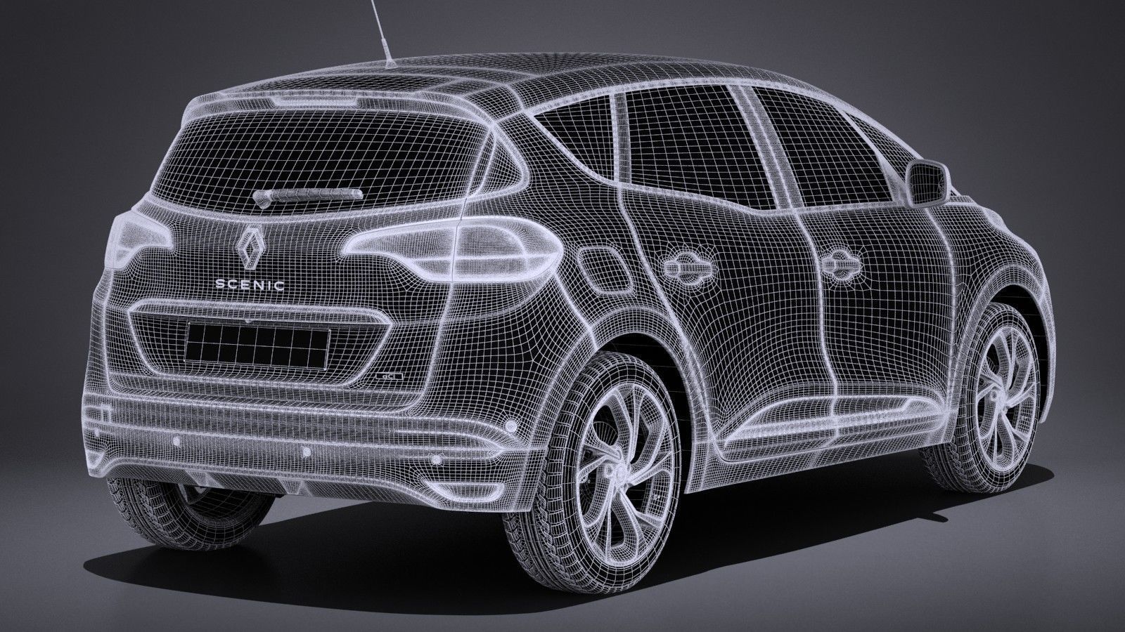 Renault Scenic 2017 3D model_14