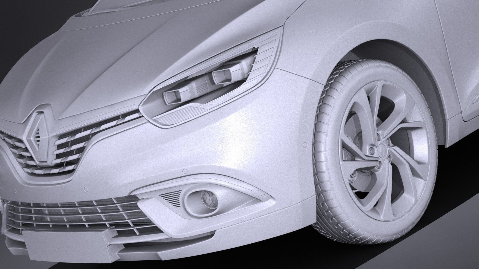 Renault Scenic 2017 3D model_8