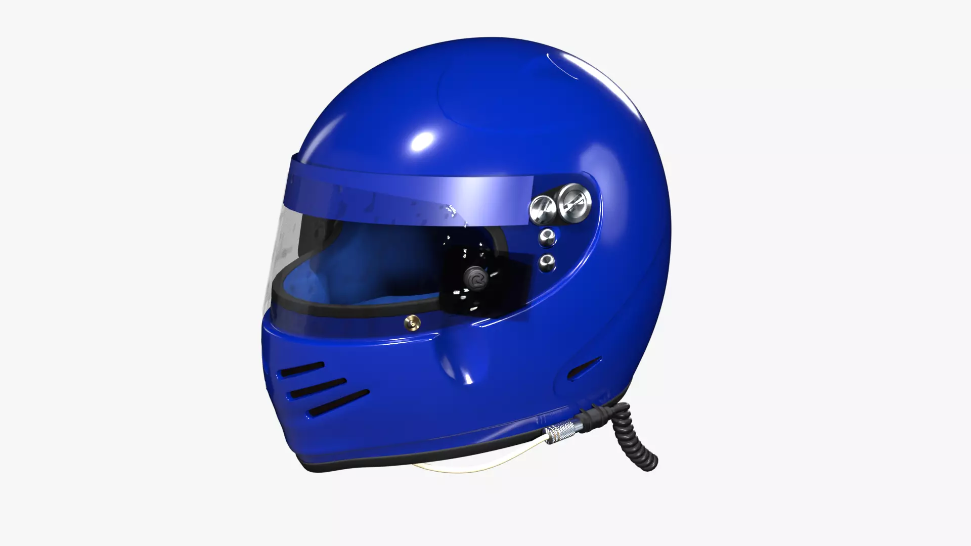 Bieffe Predator Racing Helmet 3D model