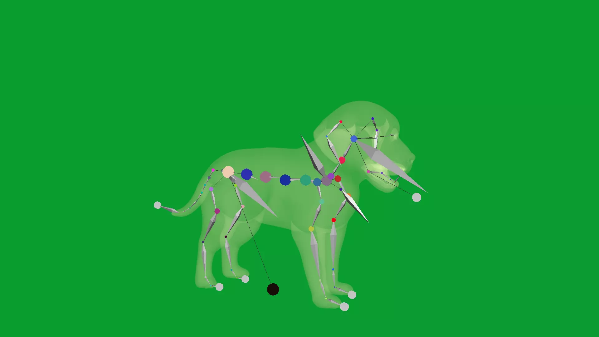 Rottweiler Puppy Dog Low-poly 3D model_37