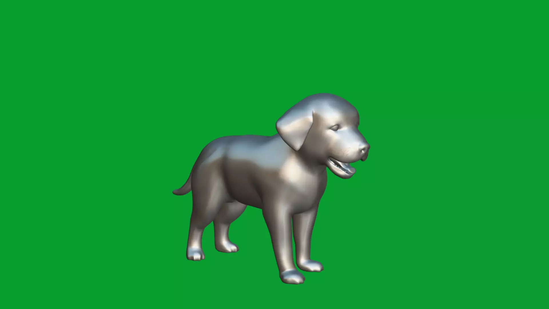 Rottweiler Puppy Dog Low-poly 3D model_42