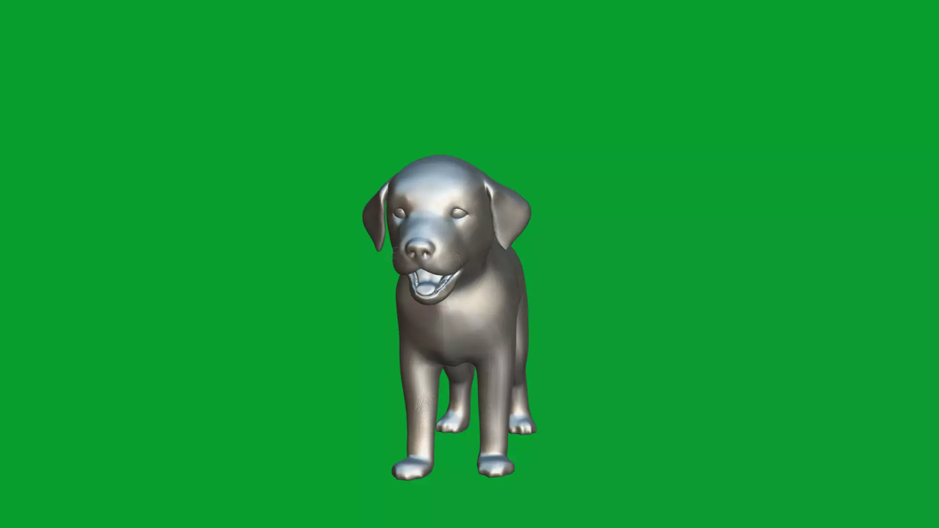 Rottweiler Puppy Dog Low-poly 3D model_44