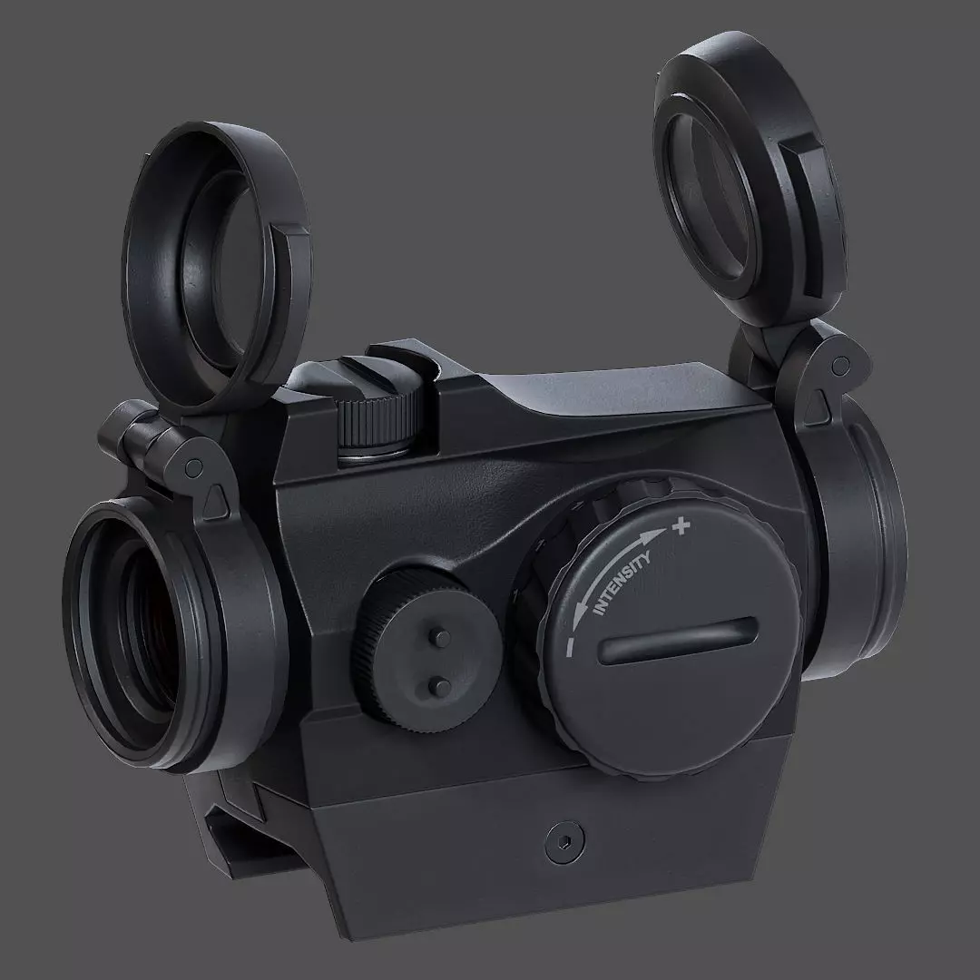 AIMPOINT Micor H-2 MOA Low-poly 3D model_0