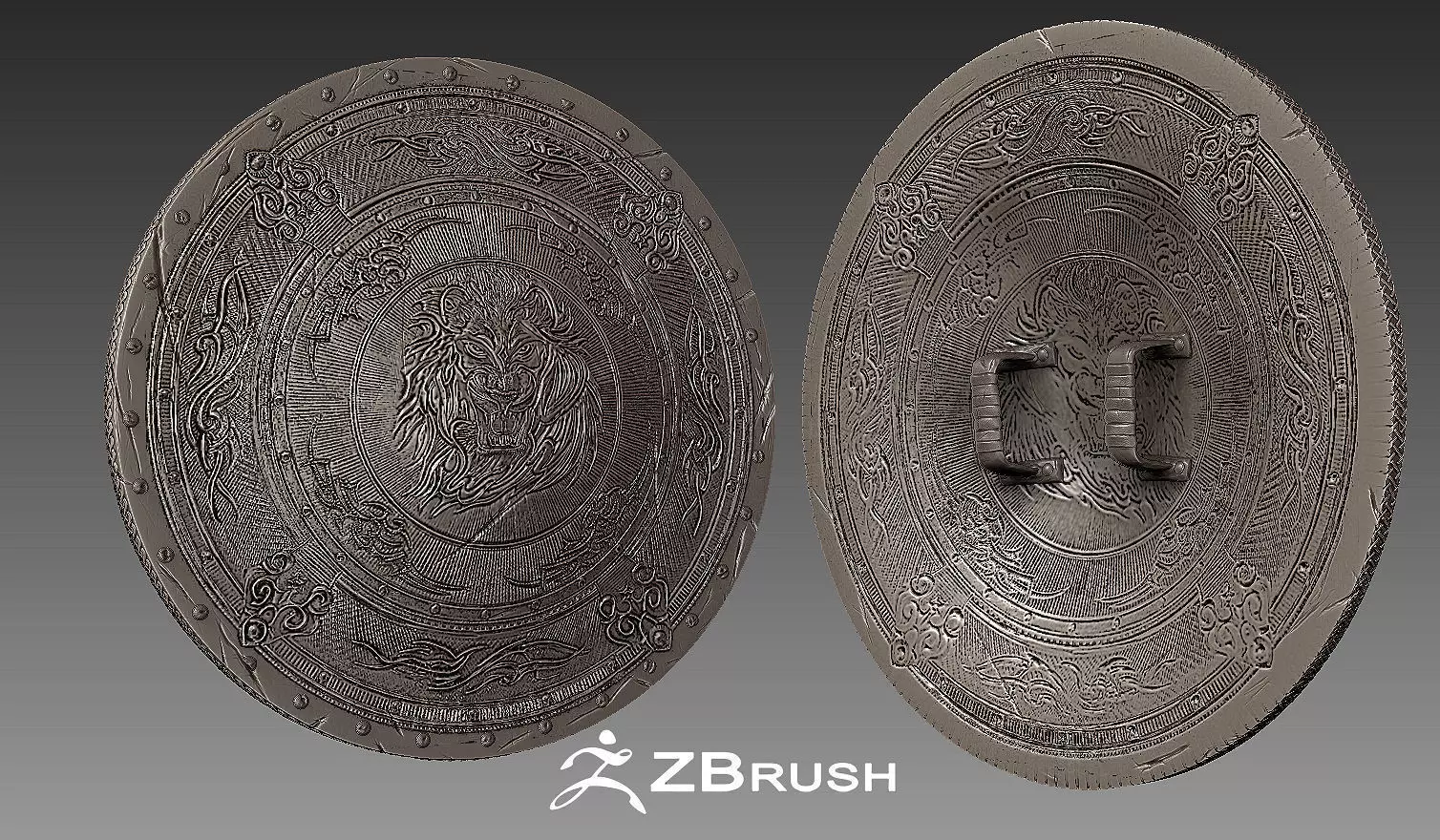 Zbrush Shield 3 3D model