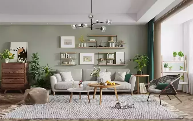 Modern interior- Living Room