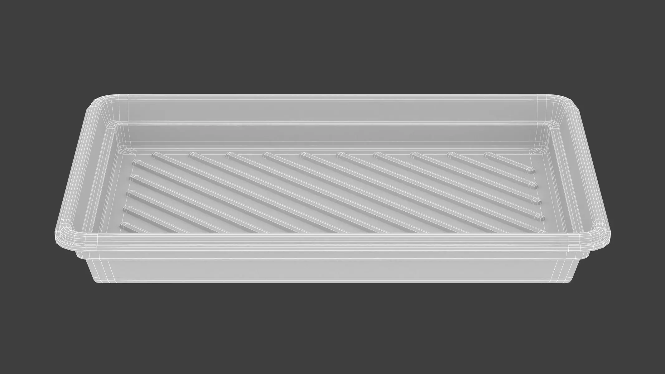 Garage Oil Drain Pan 3D model_1