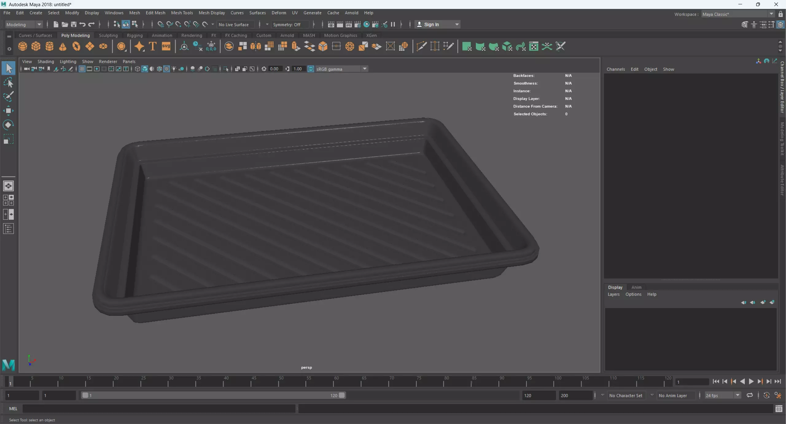 Garage Oil Drain Pan 3D model_13