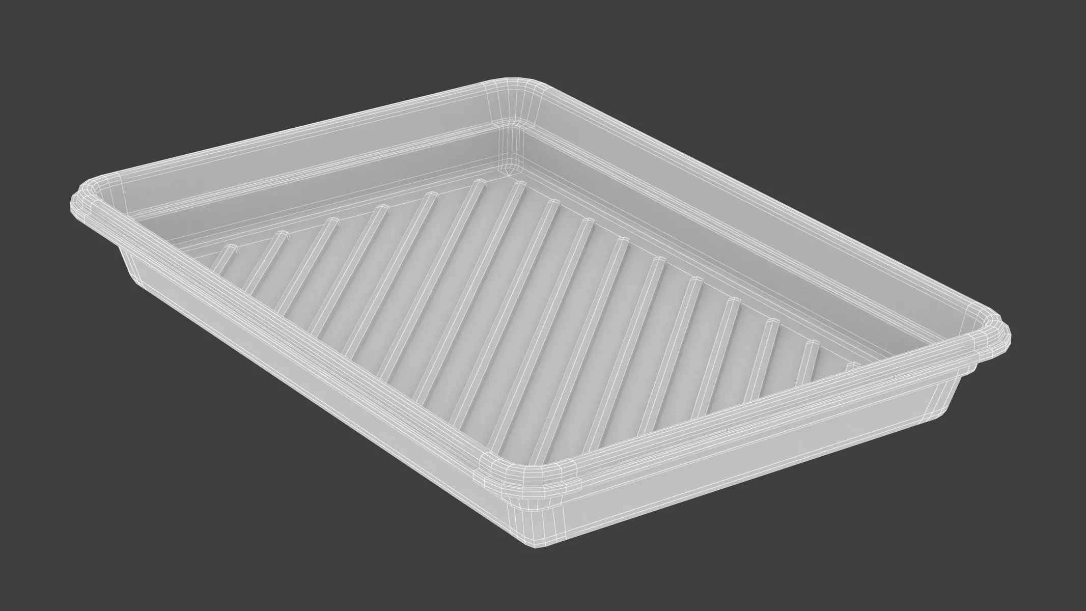Garage Oil Drain Pan 3D model_15