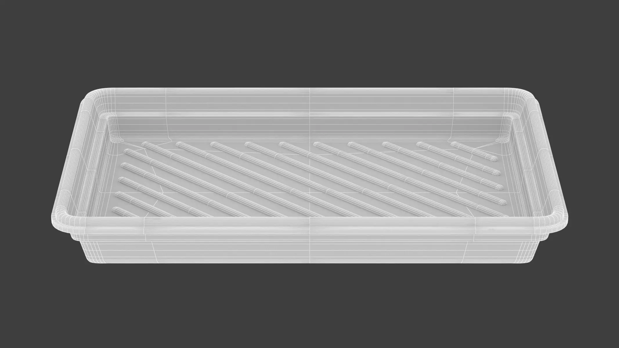 Garage Oil Drain Pan 3D model_2