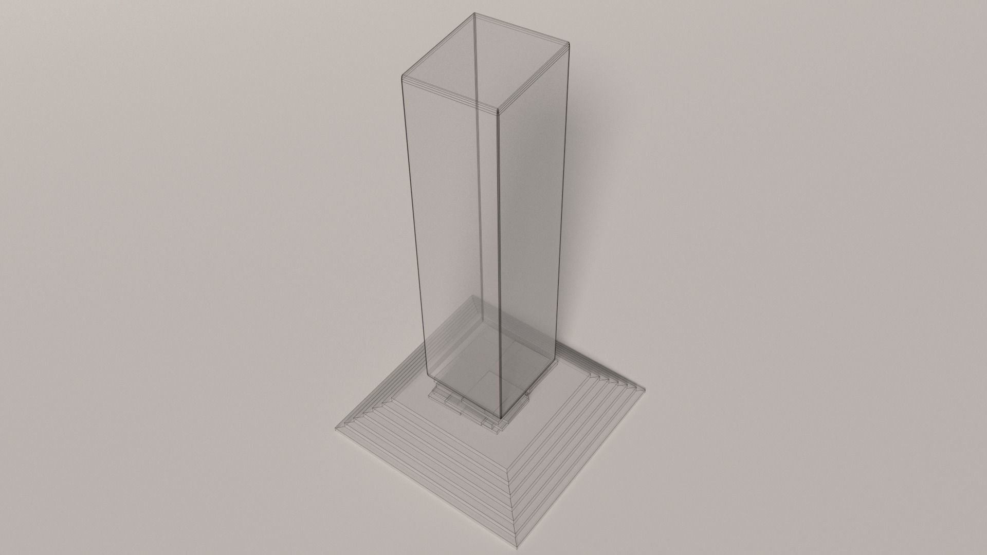 Fire-Water Pillar Low-poly 3D model_21