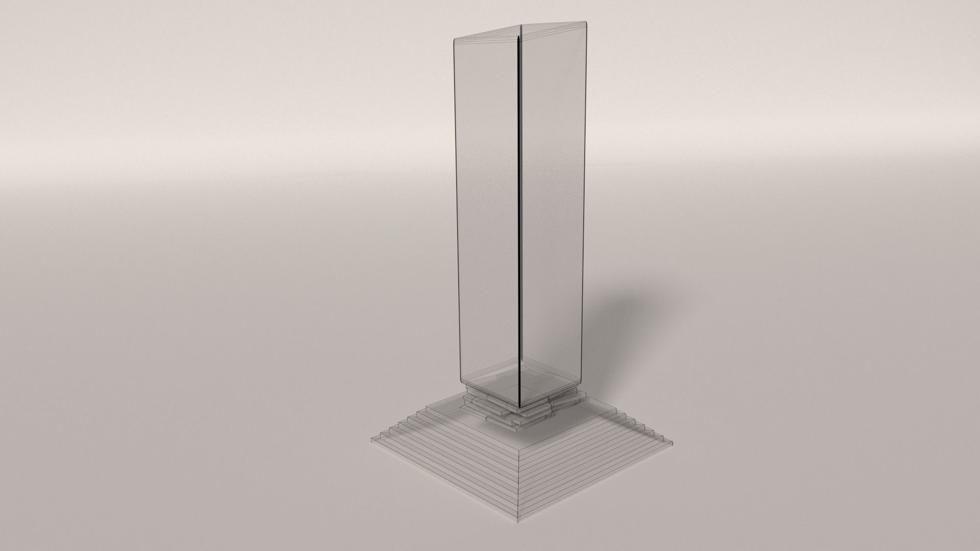 Fire-Water Pillar Low-poly 3D model_18