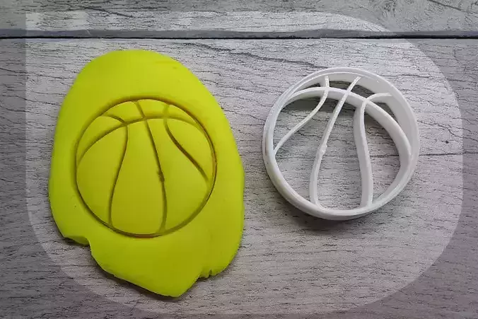 Basketball cookie cutter 3D print model
