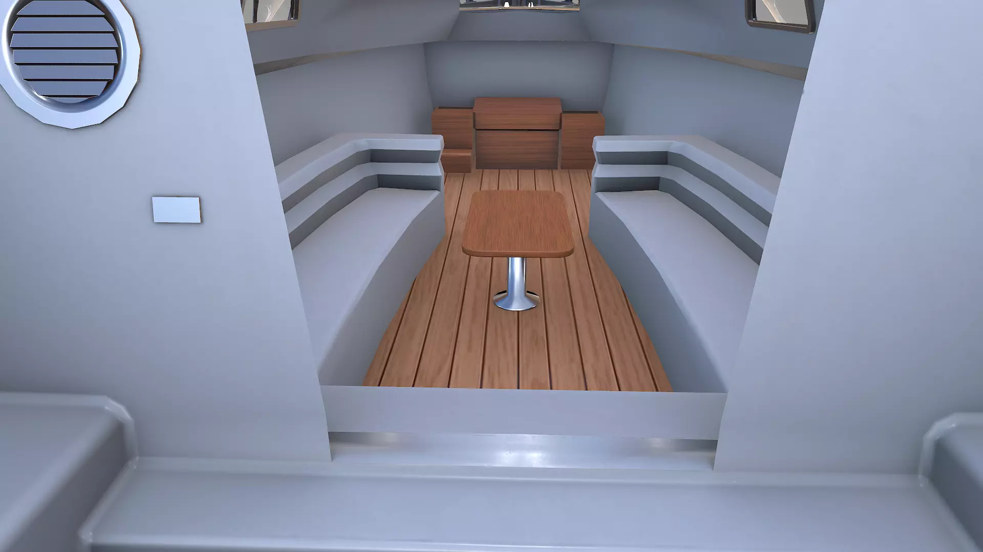 Sailing Yacht with Interior 02 Low-poly PBR Low-poly 3D model_17
