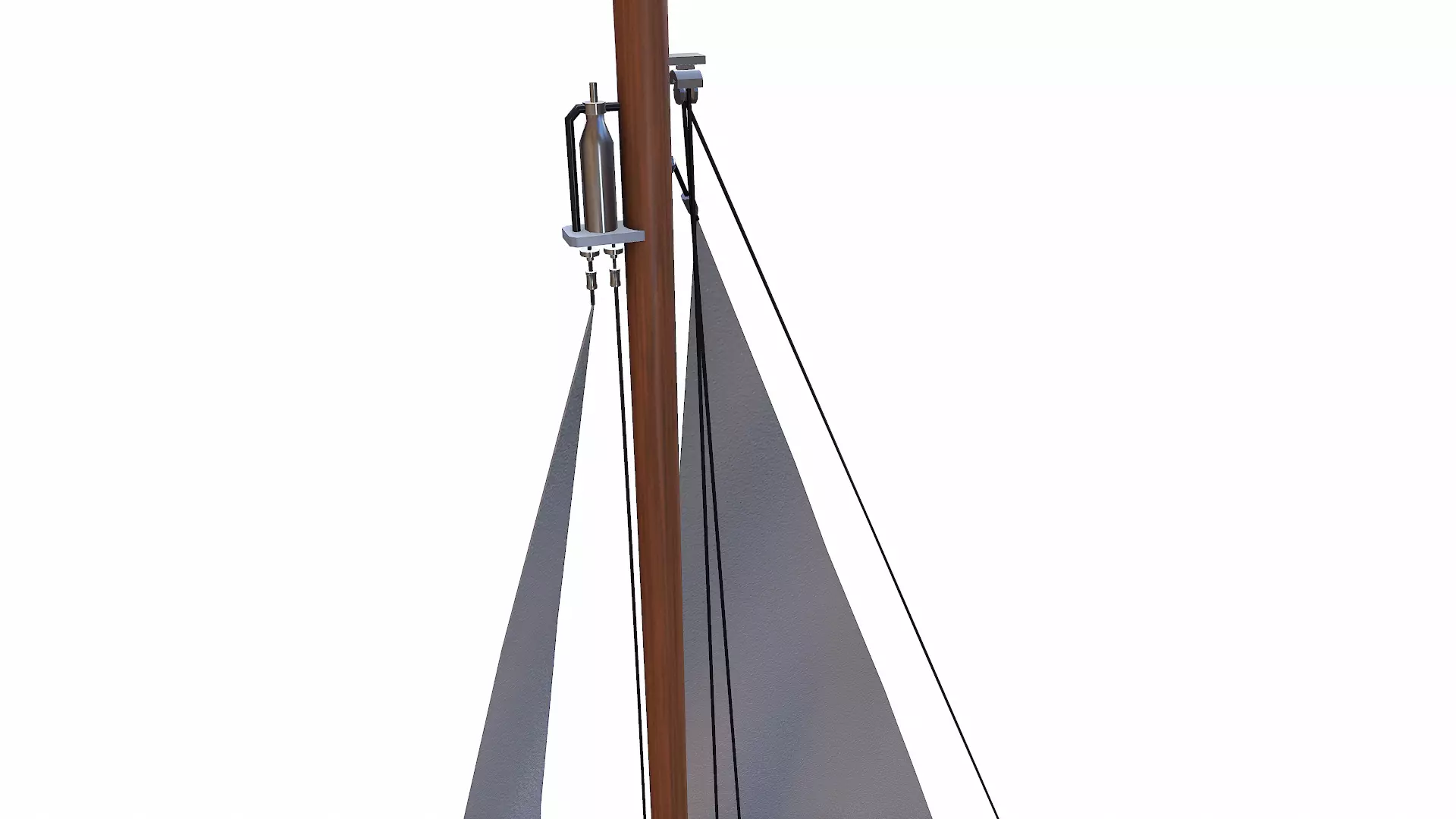 Sailing Yacht with Interior 02 Low-poly PBR Low-poly 3D model_20