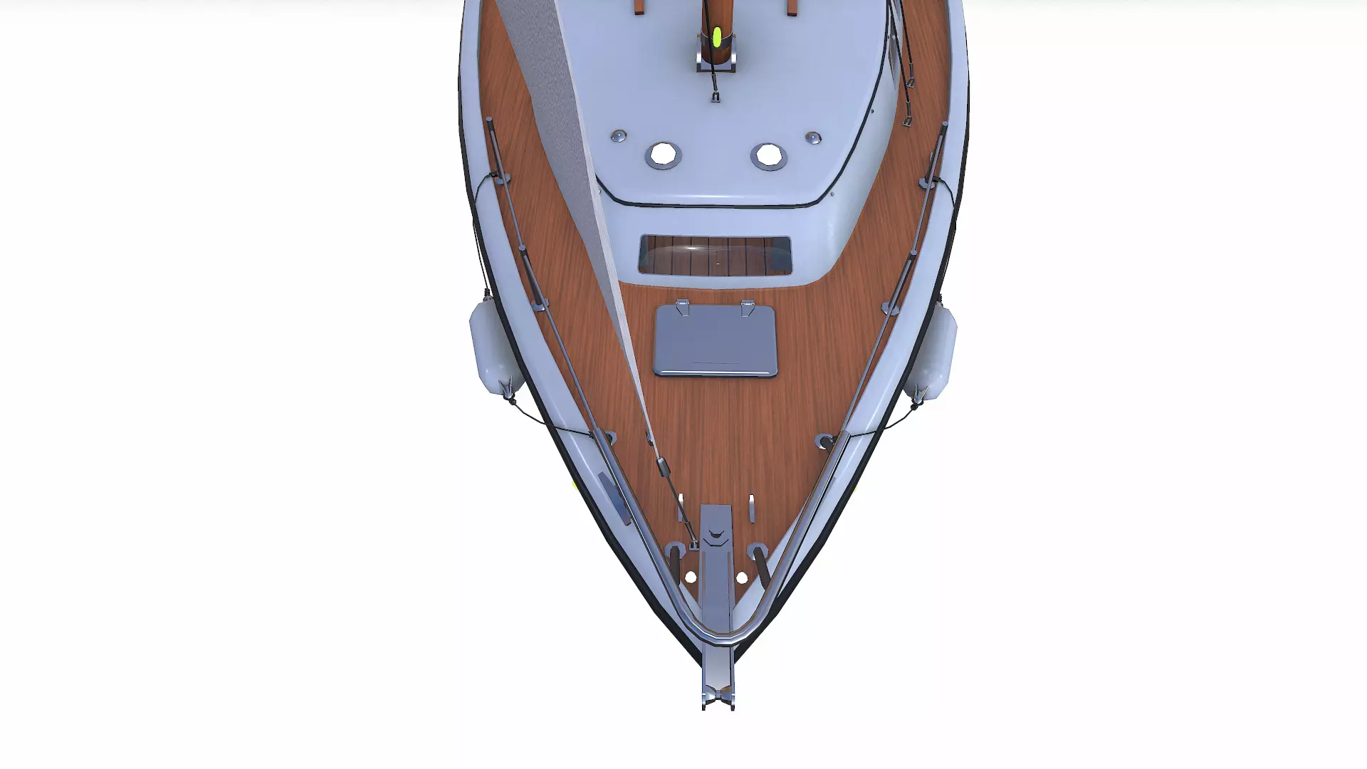 Sailing Yacht with Interior 02 Low-poly PBR Low-poly 3D model_25