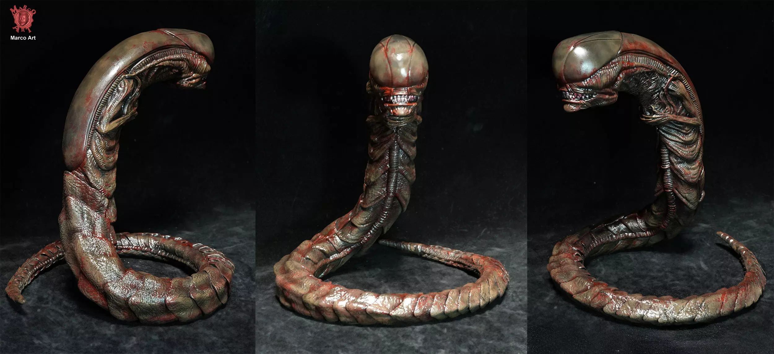 Alien Chestburster 3d stl file 3D print model 3D print model_3