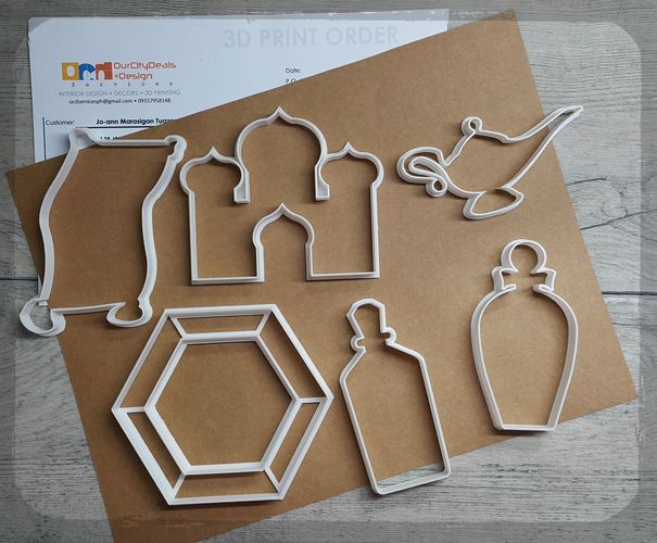 Persian Inspired cutters 3D print model