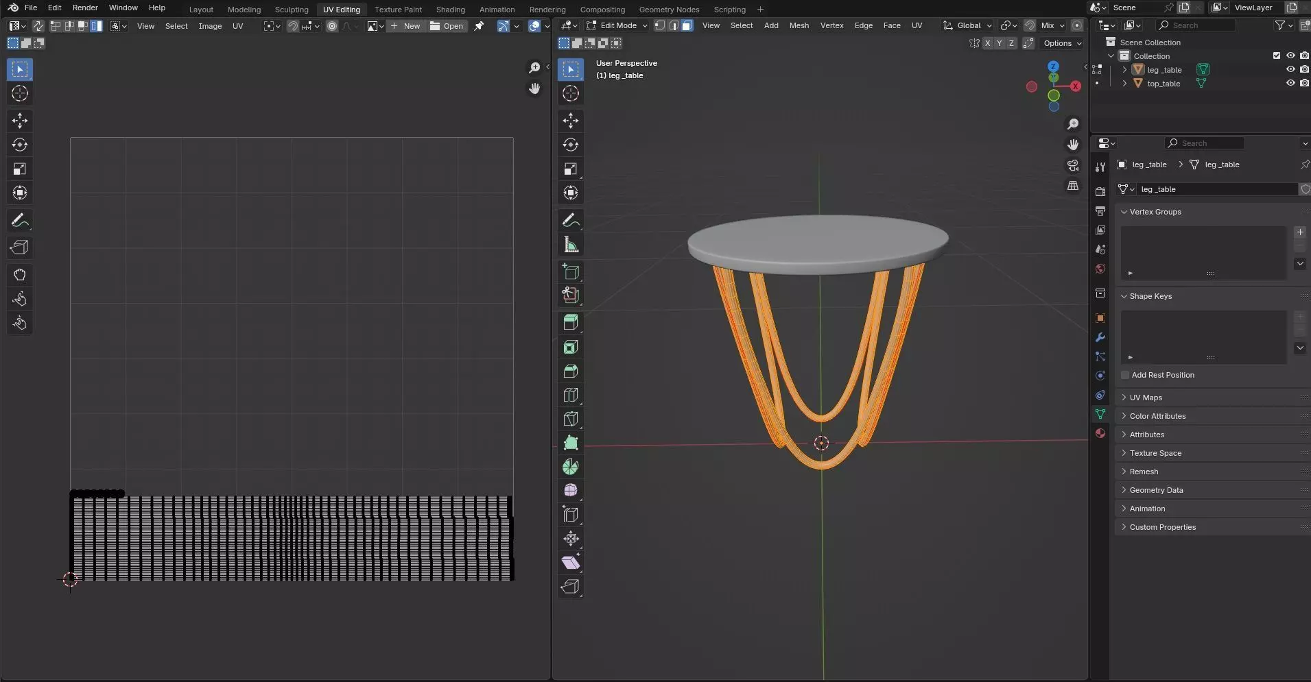 Round Table CG112 3D model_9