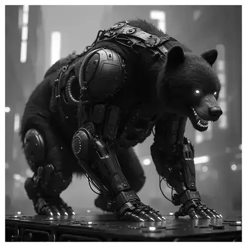 Cybernetic Bear Guardian