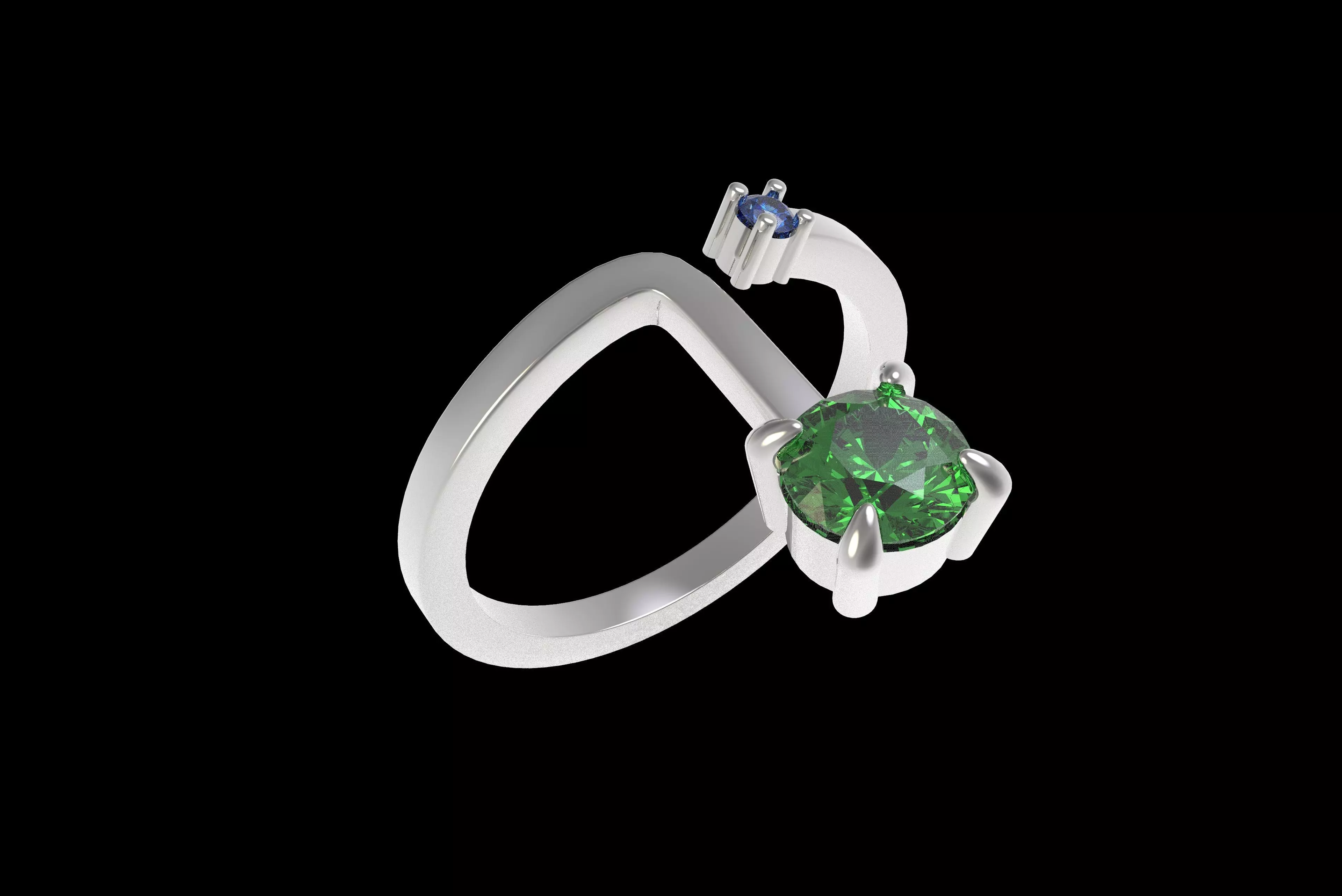 00017 Simple Adjustable Ring 3D print model_26