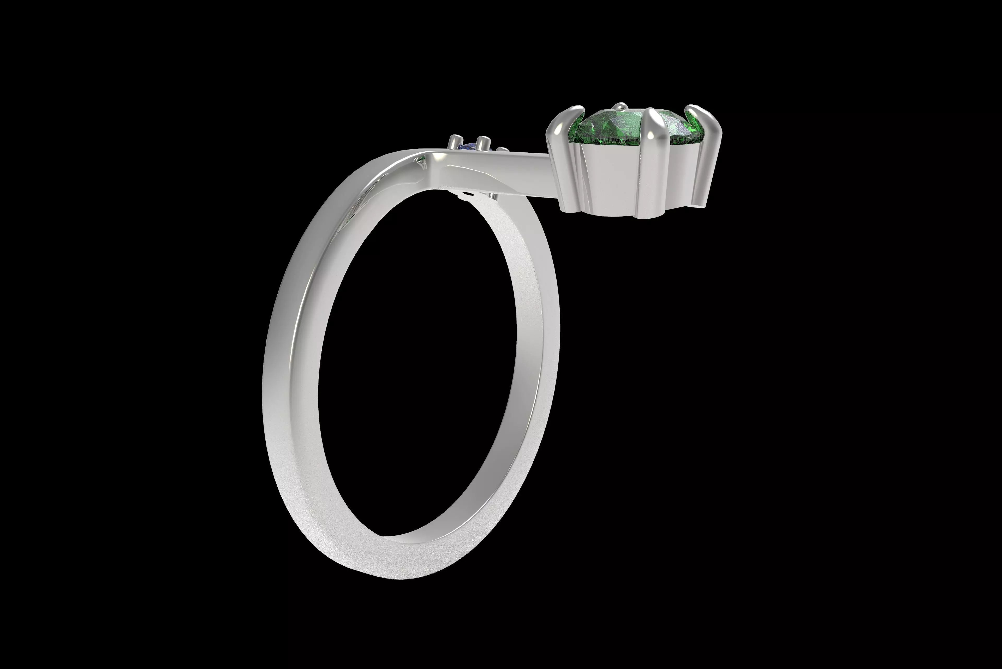 00017 Simple Adjustable Ring 3D print model_28