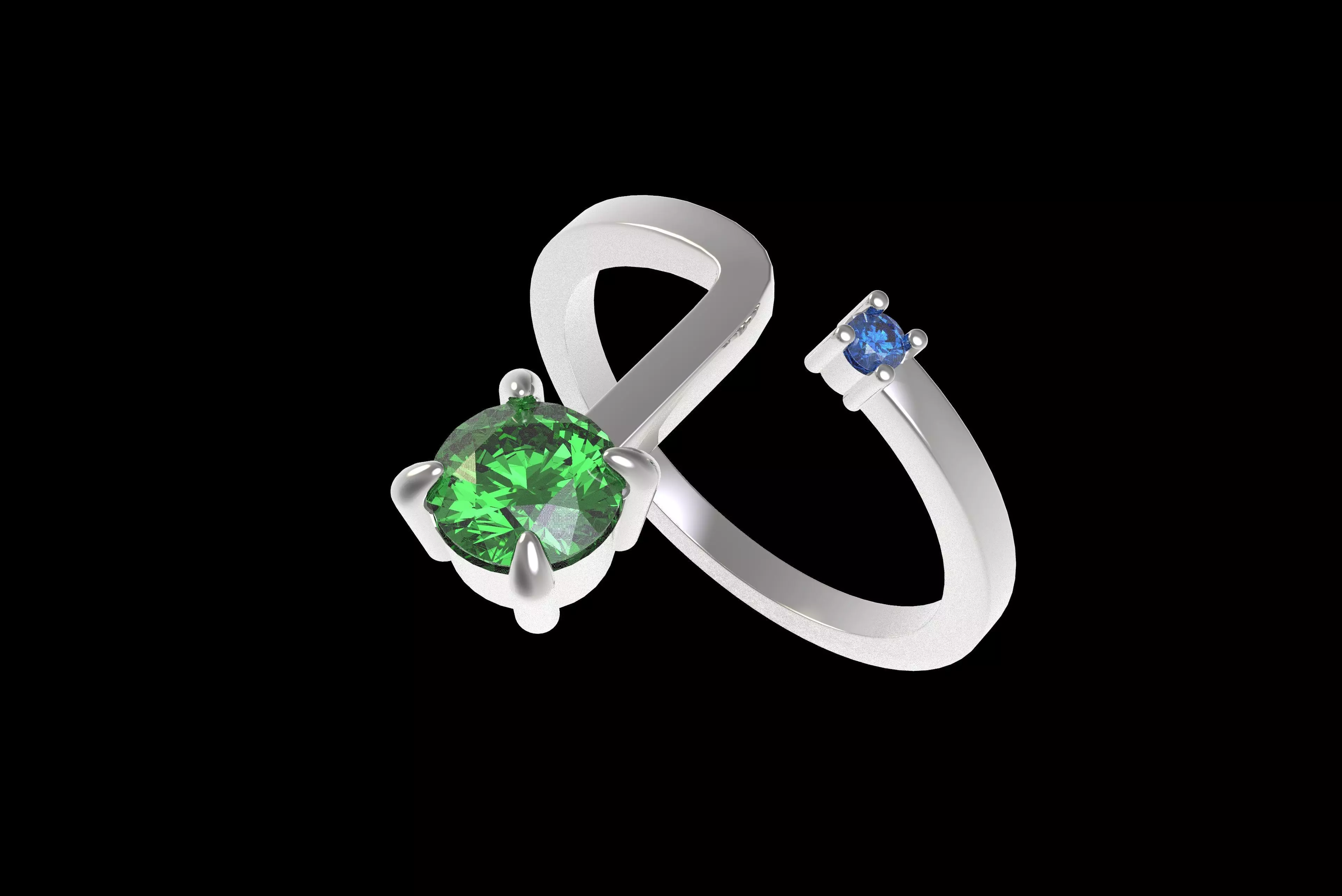 00017 Simple Adjustable Ring 3D print model_25