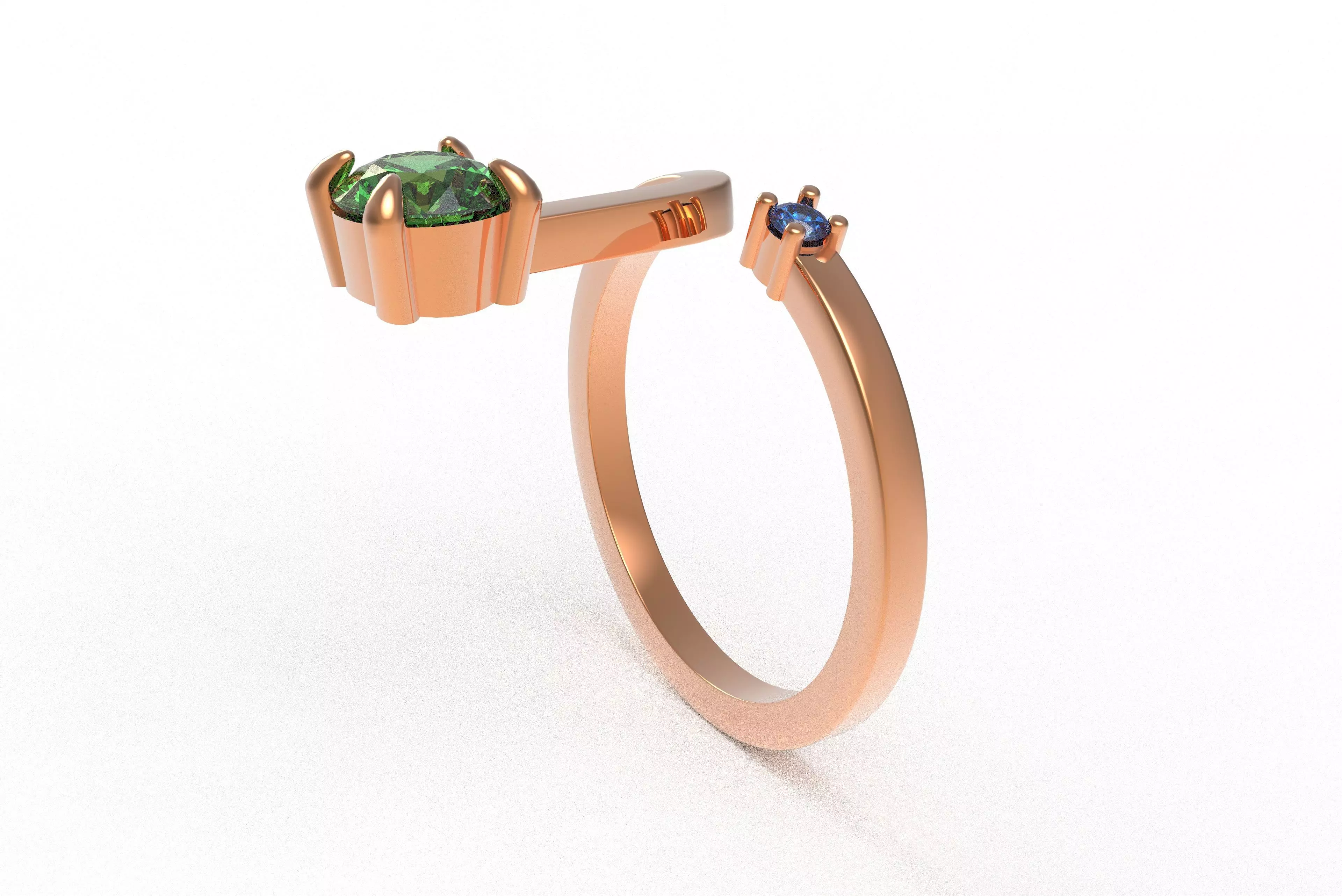 00017 Simple Adjustable Ring 3D print model_17