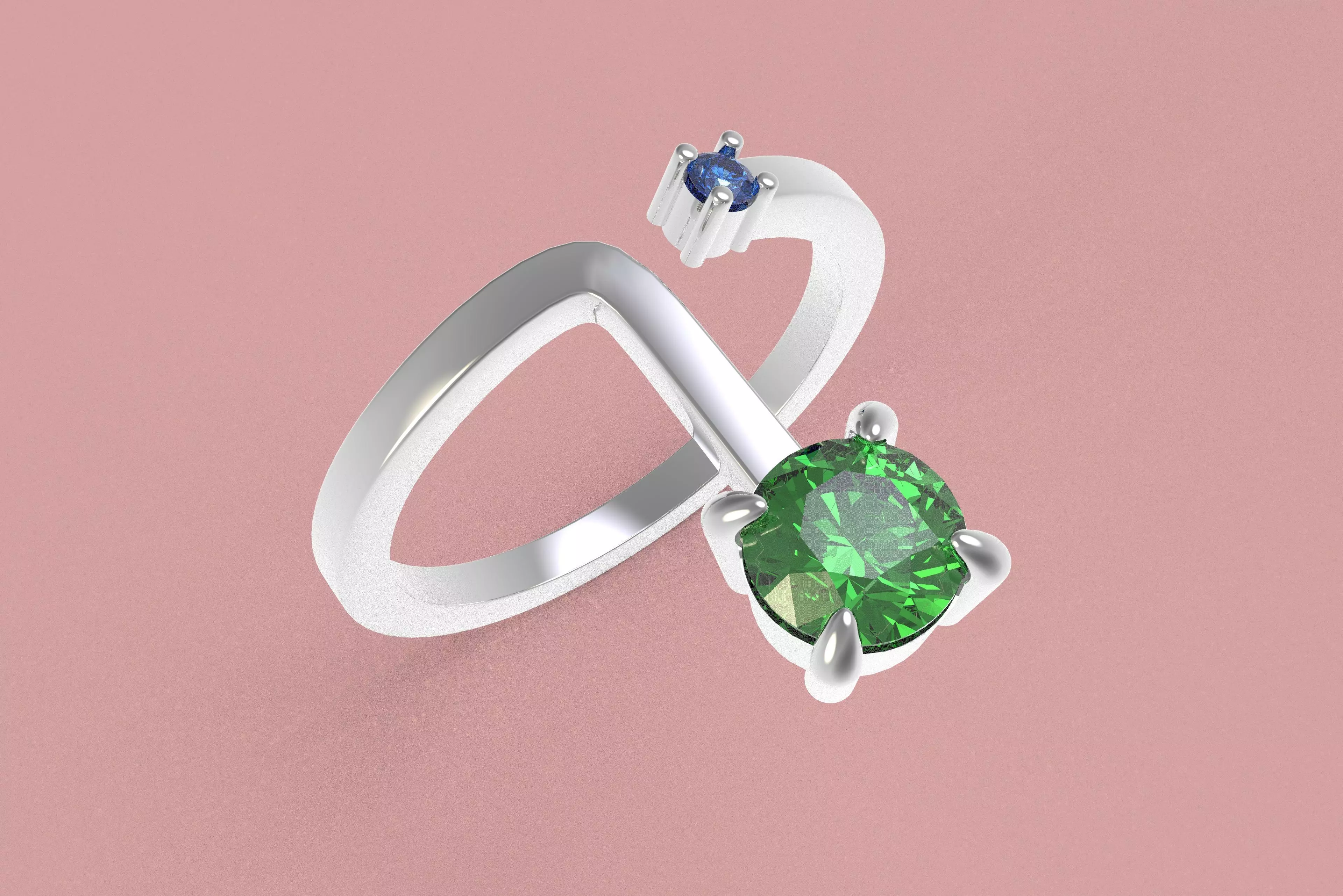 00017 Simple Adjustable Ring 3D print model_11