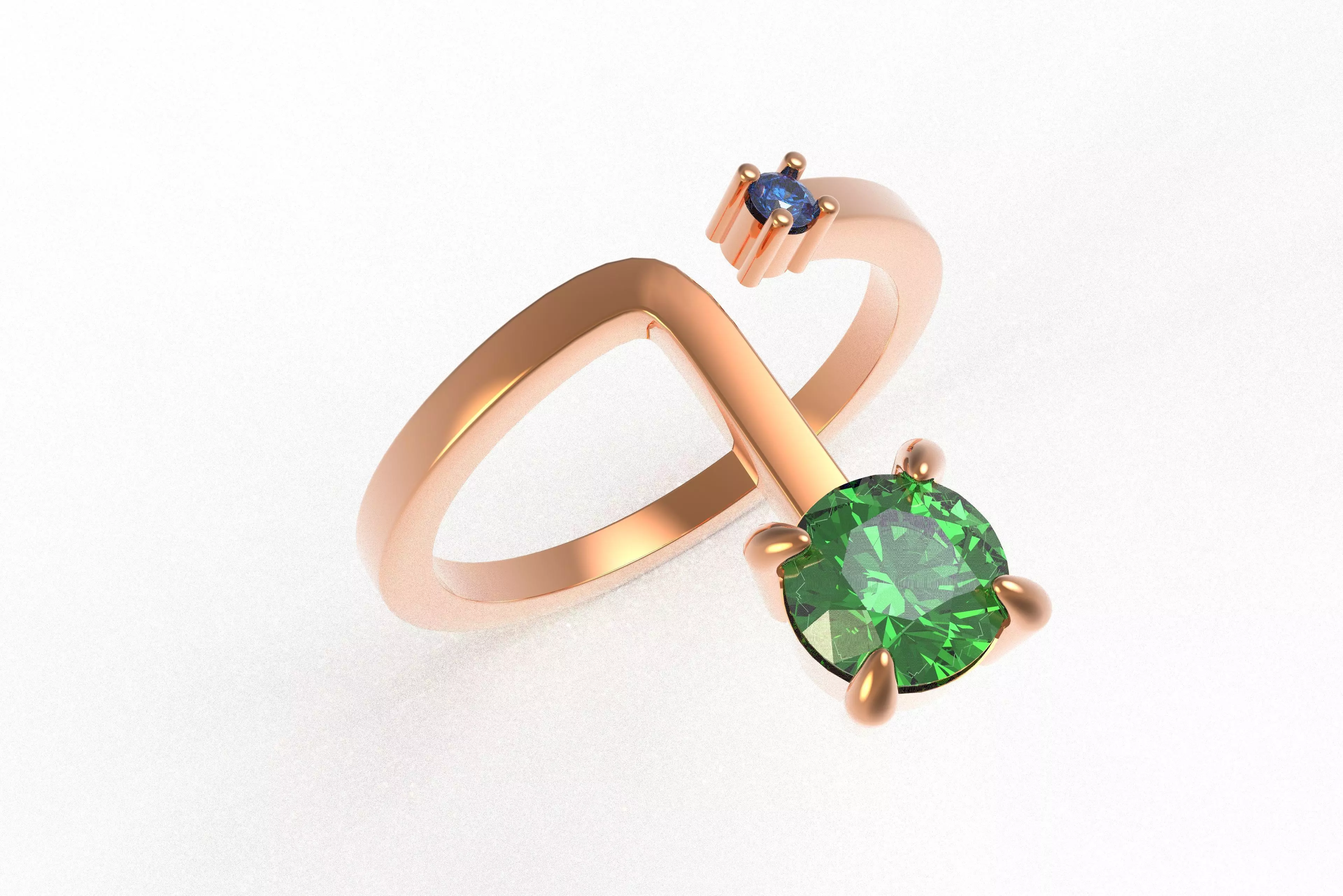 00017 Simple Adjustable Ring 3D print model_16