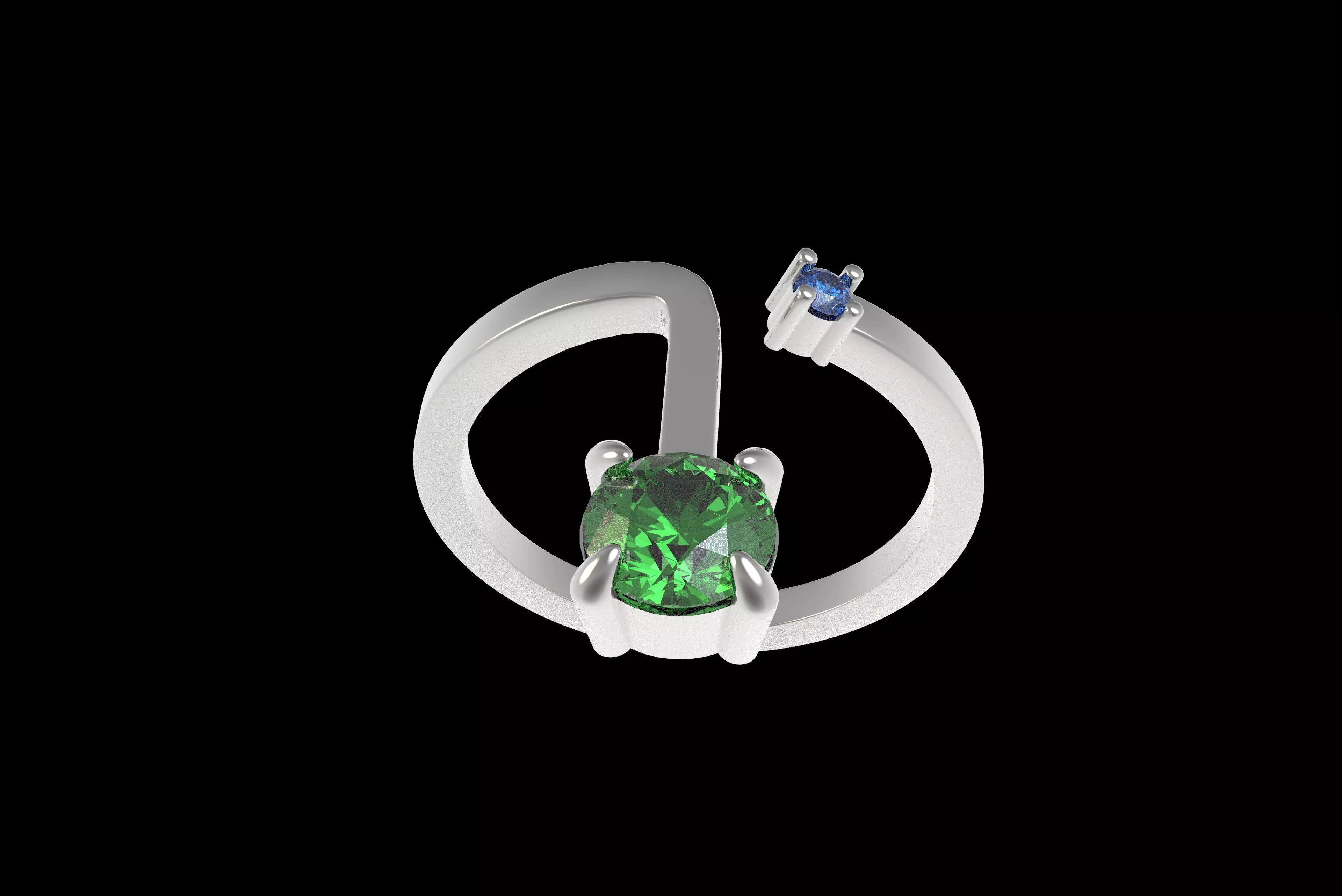 00017 Simple Adjustable Ring 3D print model_24