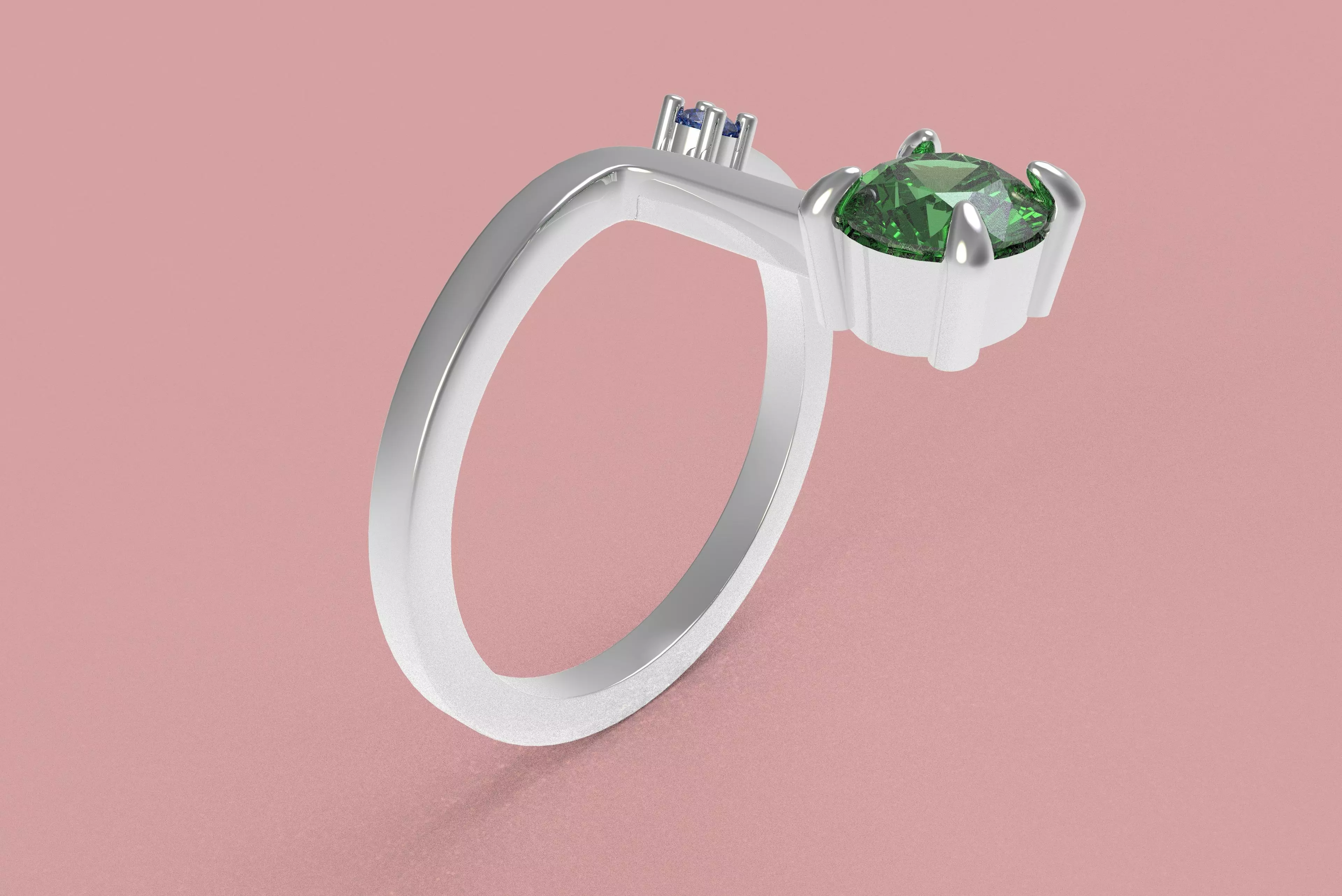 00017 Simple Adjustable Ring 3D print model_13
