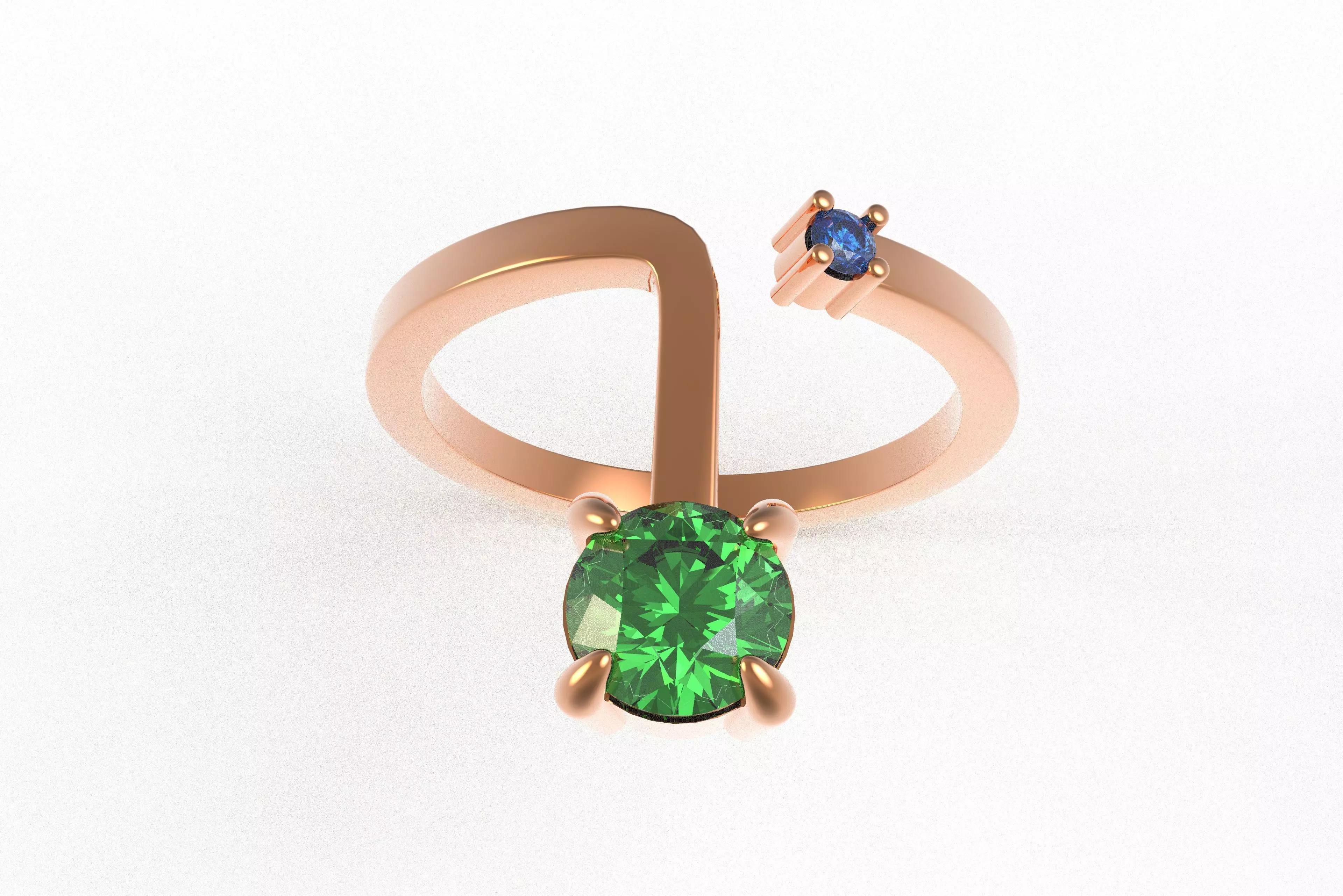 00017 Simple Adjustable Ring 3D print model_14