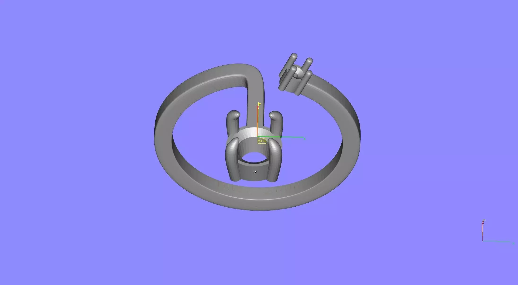 00017 Simple Adjustable Ring 3D print model_34