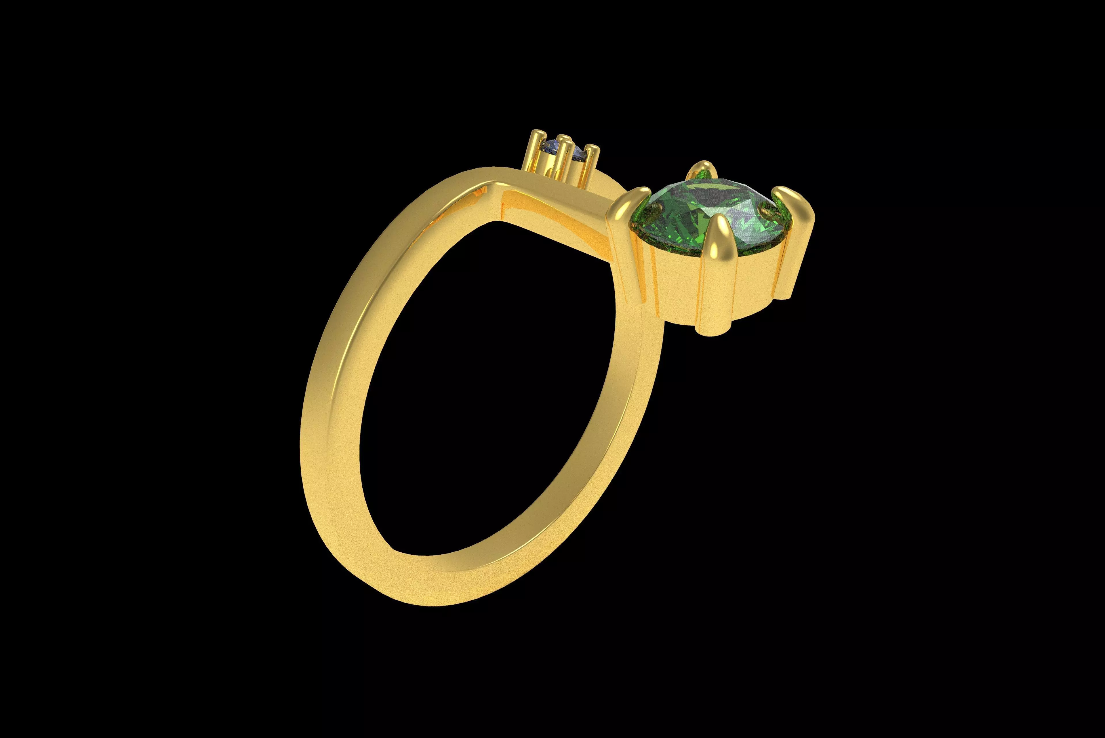 00017 Simple Adjustable Ring 3D print model_23