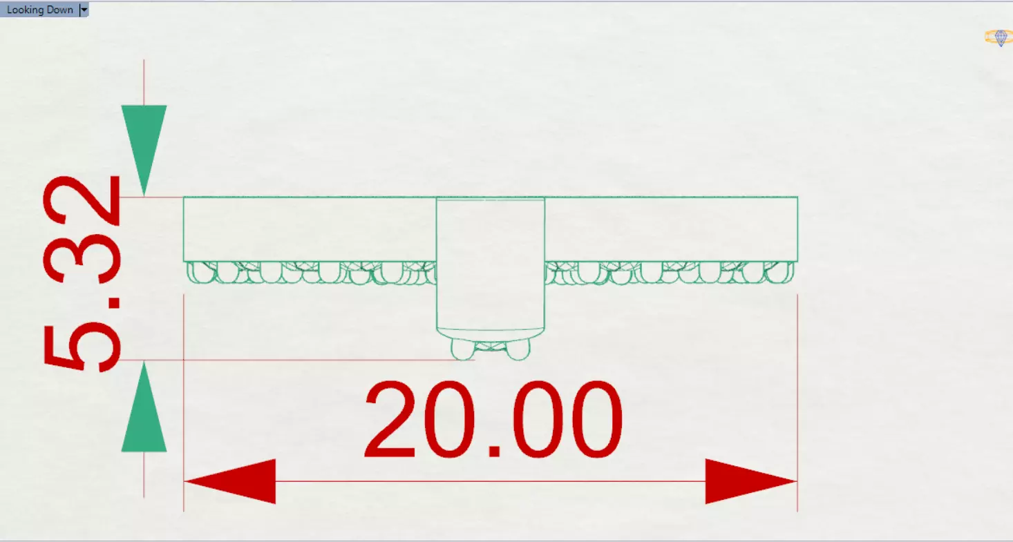 Rose Gold stl 3dm Pendant Sparkling Diamonds Heart Design jp0310 3D print model_24