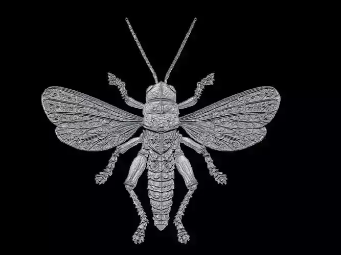  Grasshopper Pendant Sculpture 3D print model