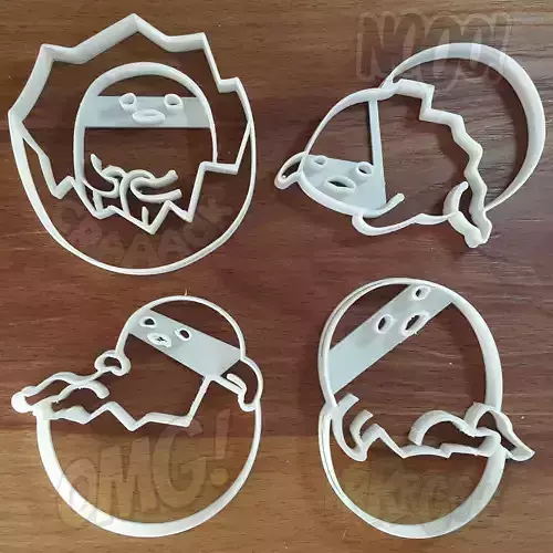 Gudetama Lazy Eggs cookie cutter