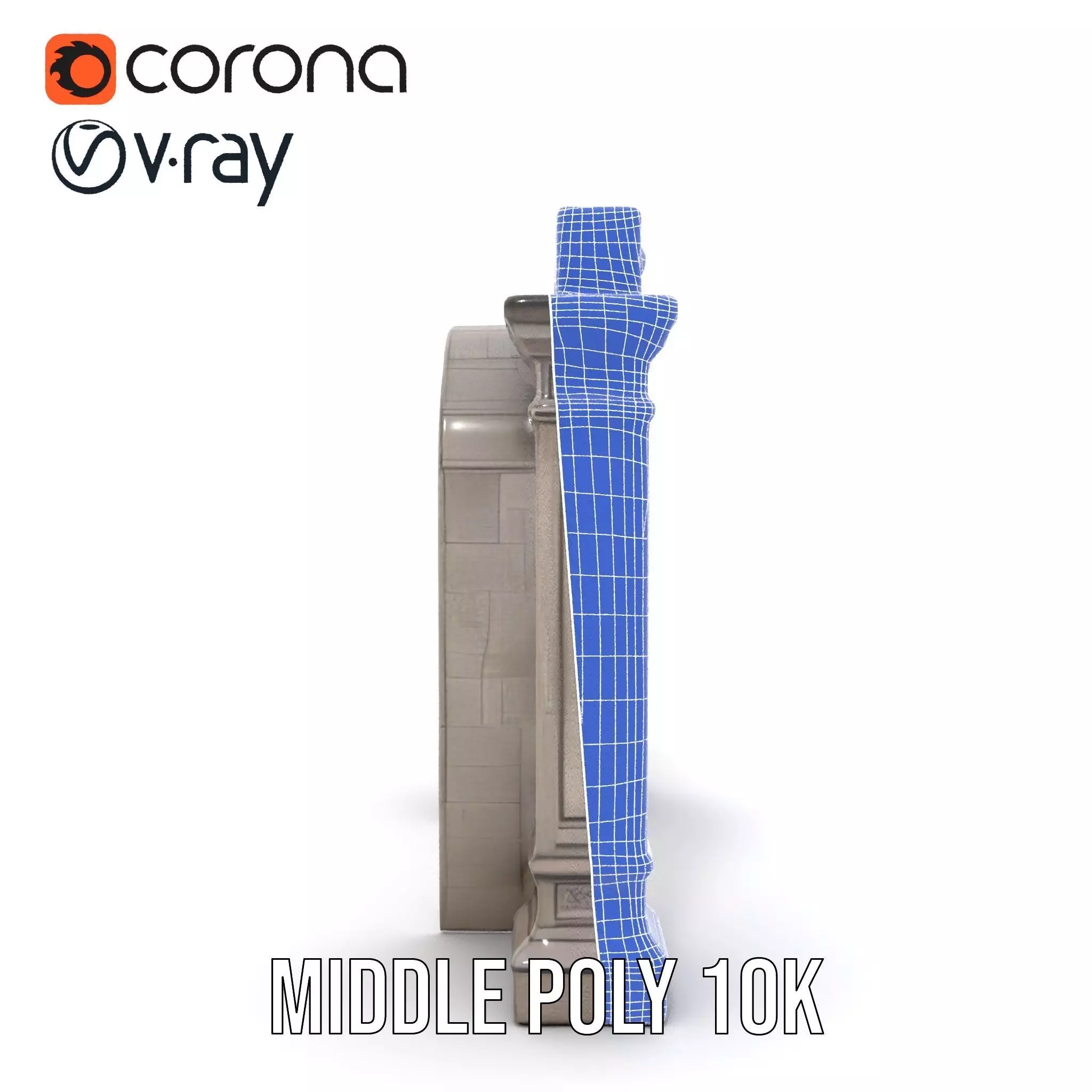 Classic Stone Arch model pack Low-poly 3D model_28