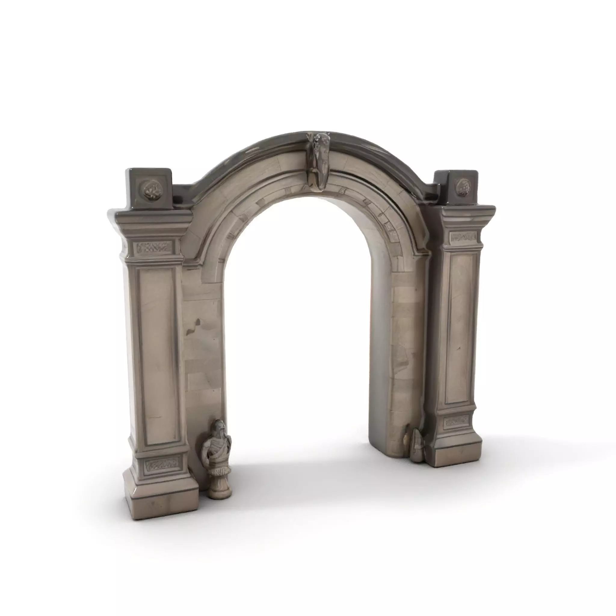 Classic Stone Arch model pack Low-poly 3D model_6
