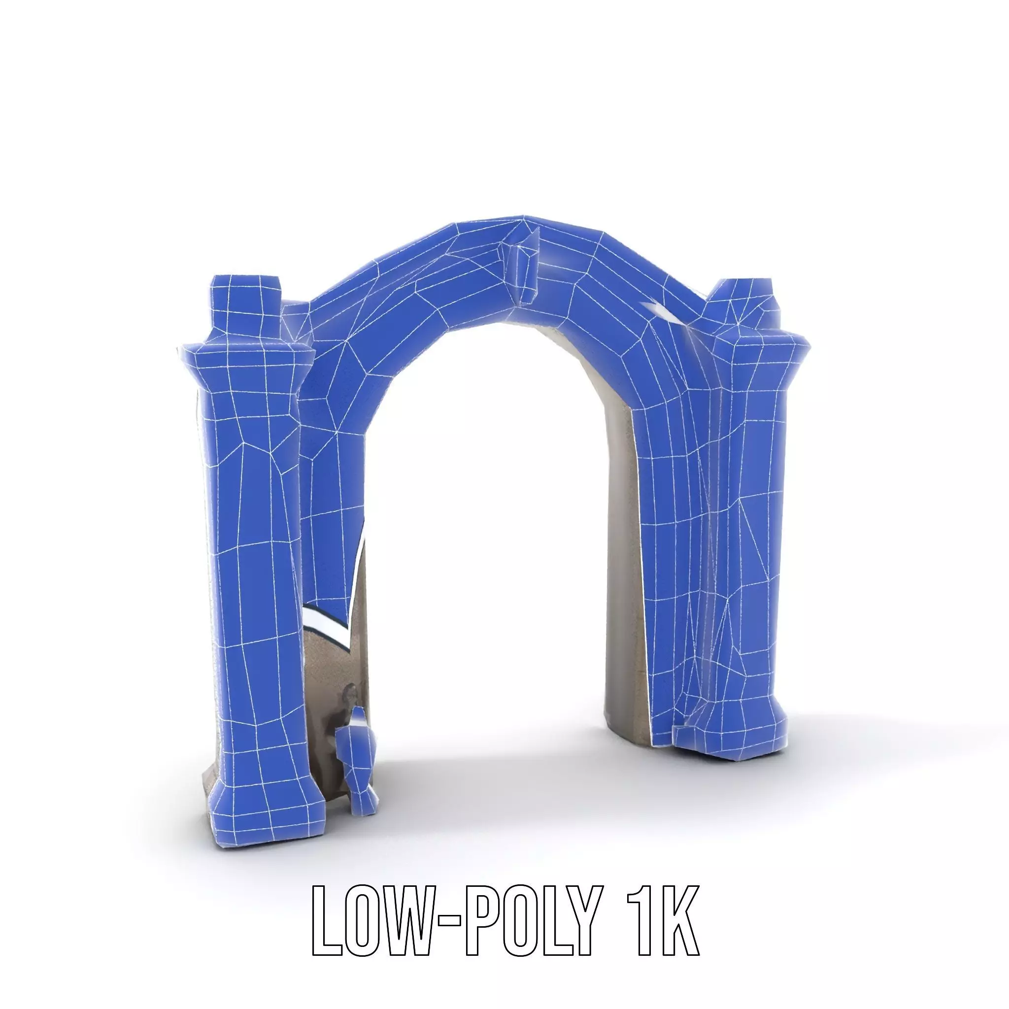 Classic Stone Arch model pack Low-poly 3D model_21