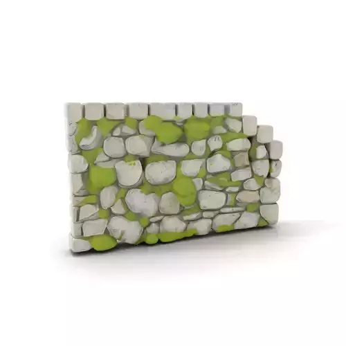 Mossy Stone Wall model pack