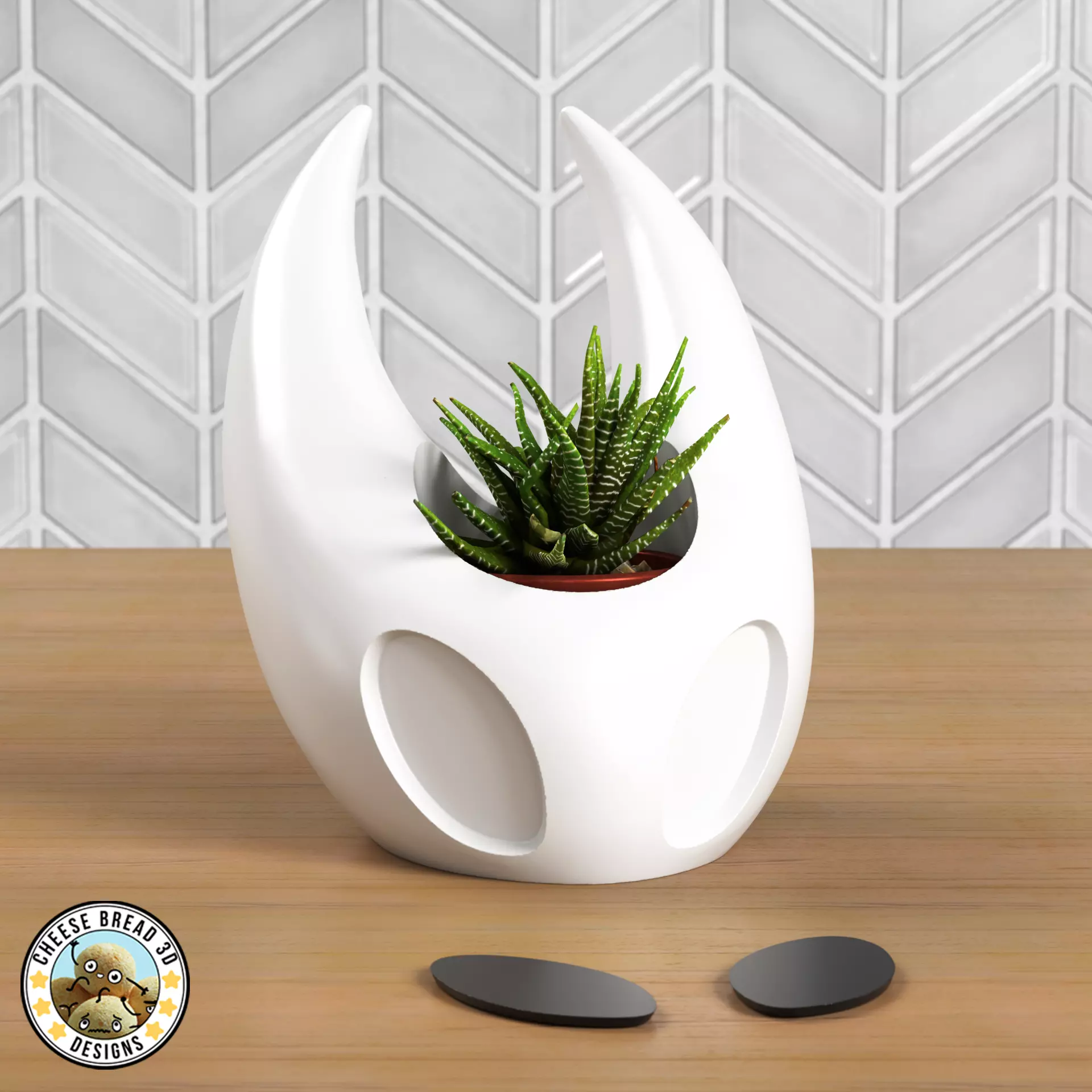 Fan Art Hornet Planter and Coverpot Hollow Knight Silksong 3D print model_1