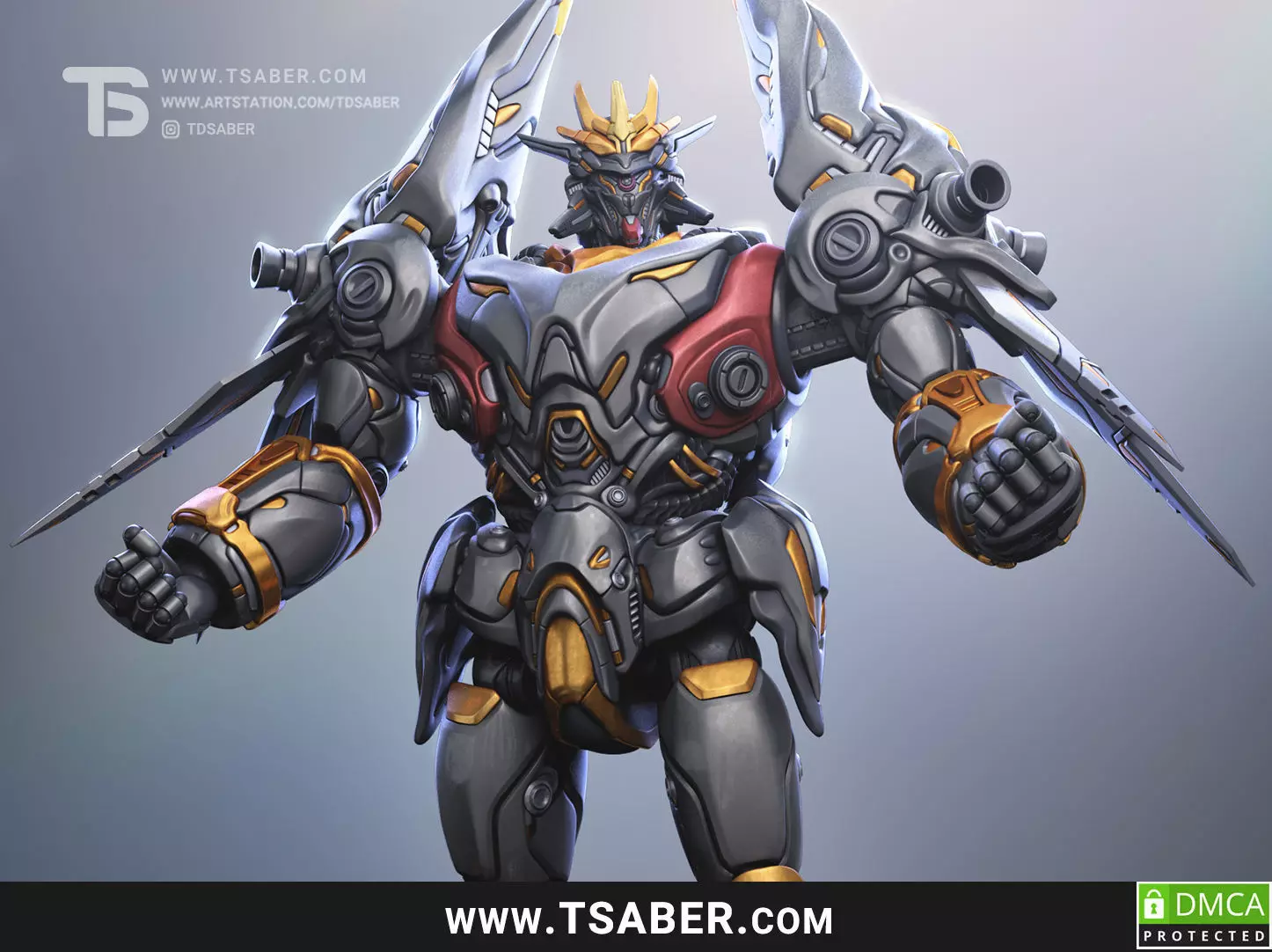 Gunbuster Statue 3D print model