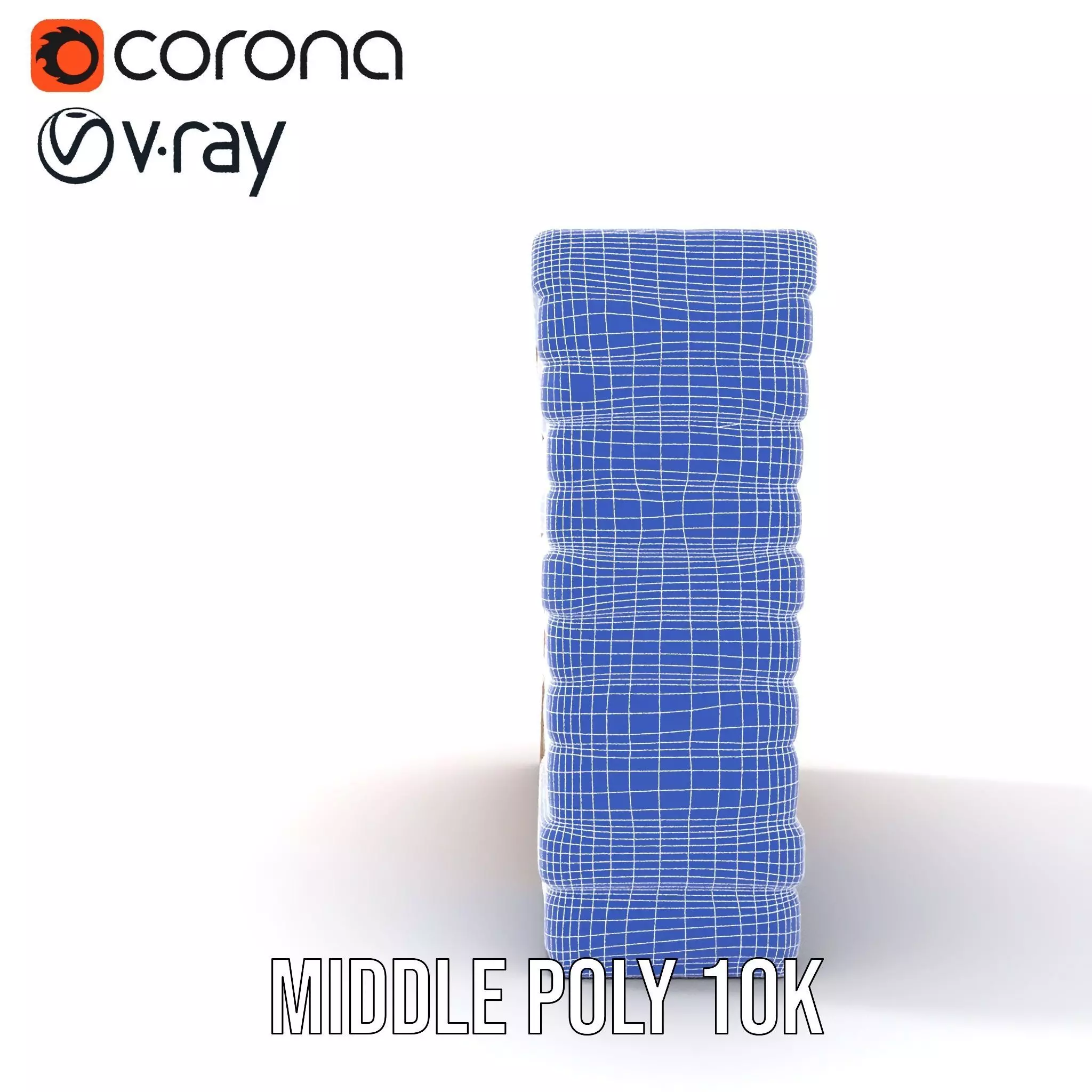 Rustic Brick Wall model pack Low-poly 3D model_31