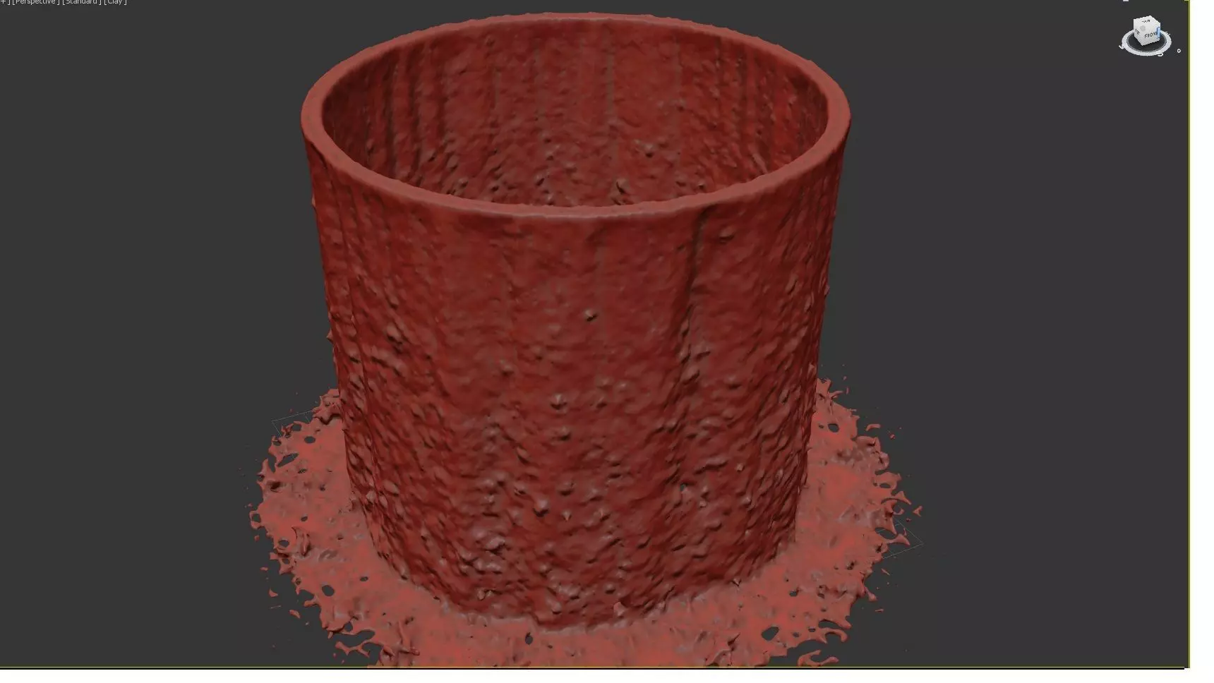 Waterfall Fountain 3D Animation Low-poly 3D model_6