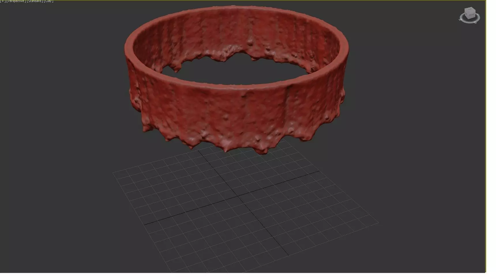 Waterfall Fountain 3D Animation Low-poly 3D model_4