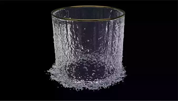 Waterfall Fountain 3D Animation