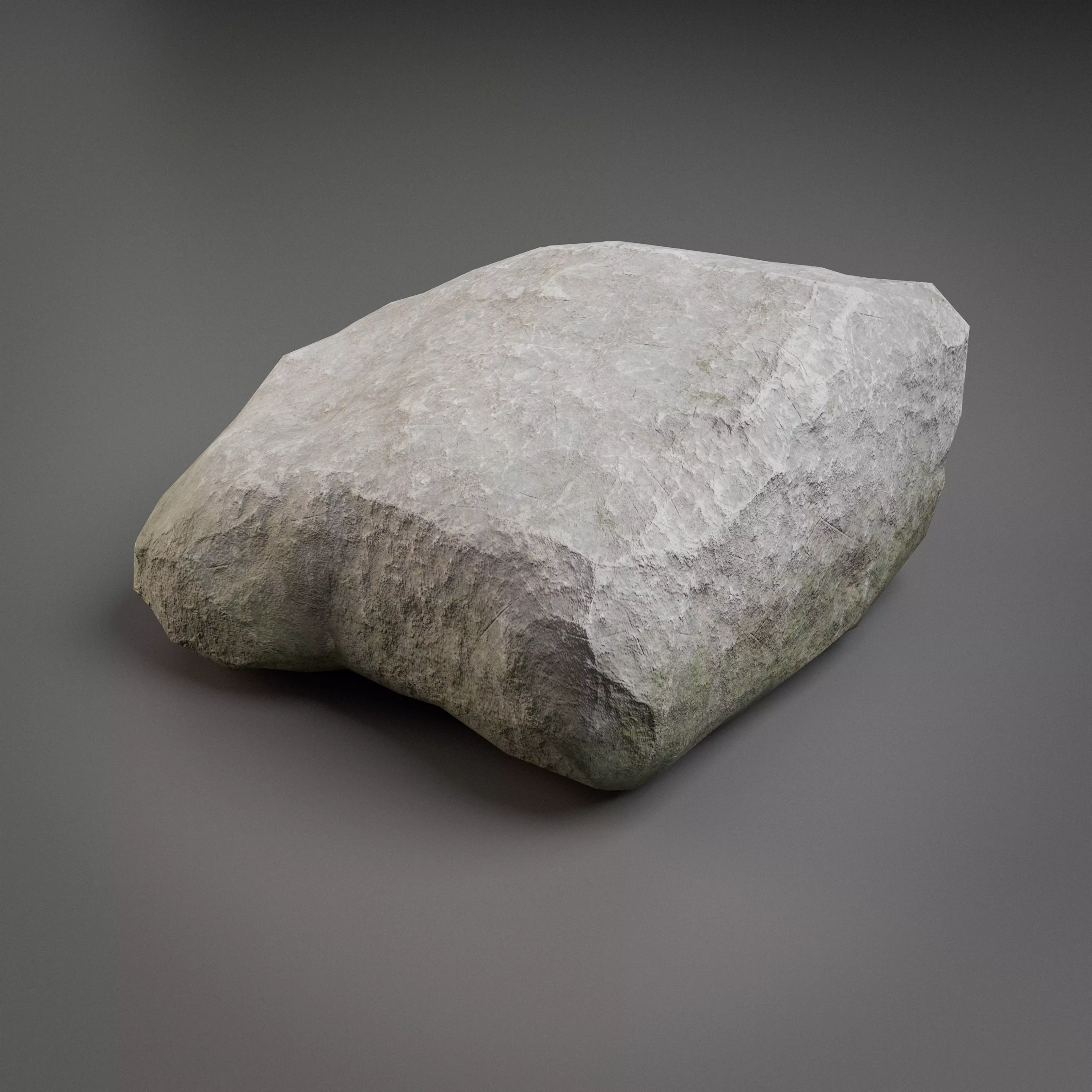 10 Low Poly Rocks 3D model_4