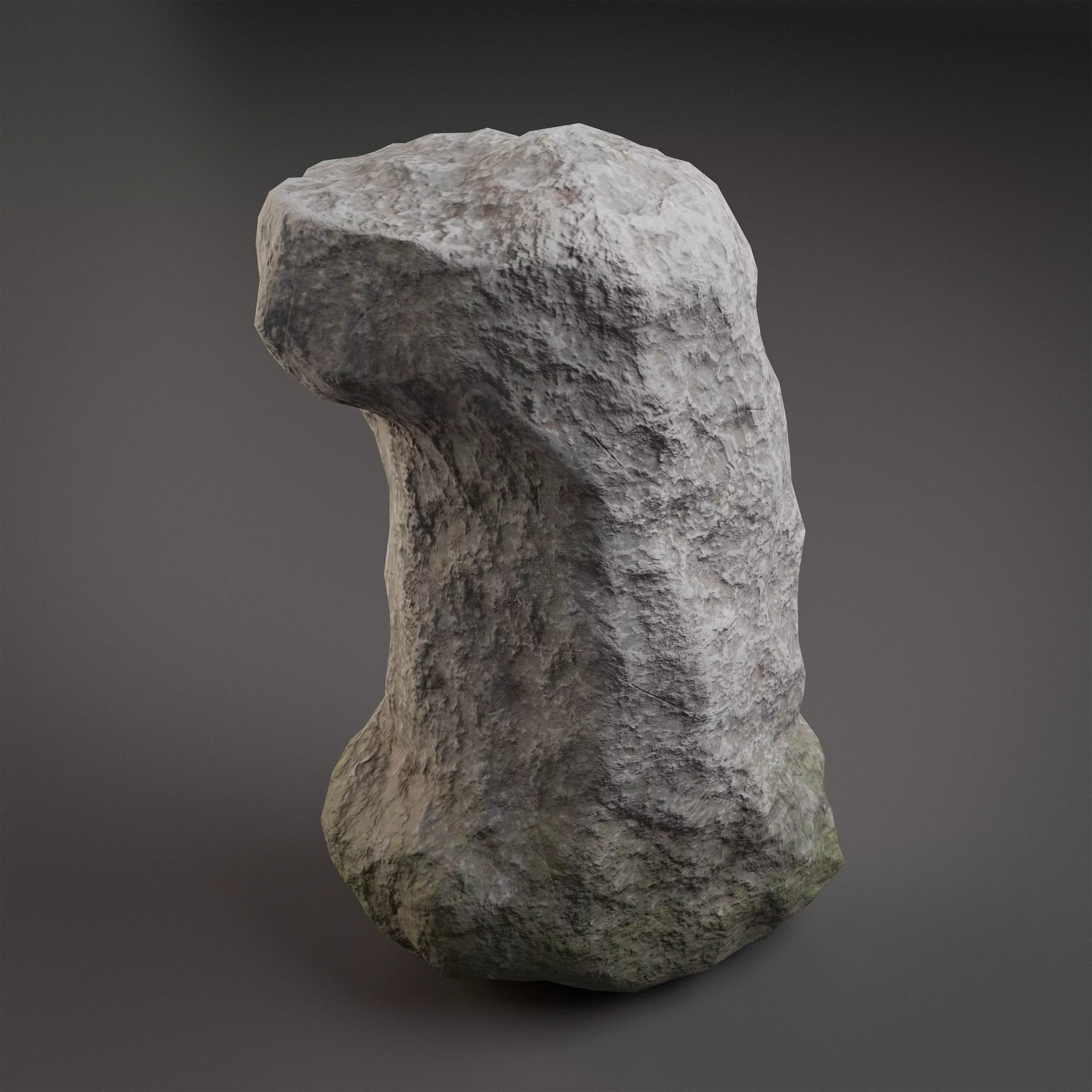 10 Low Poly Rocks 3D model_6