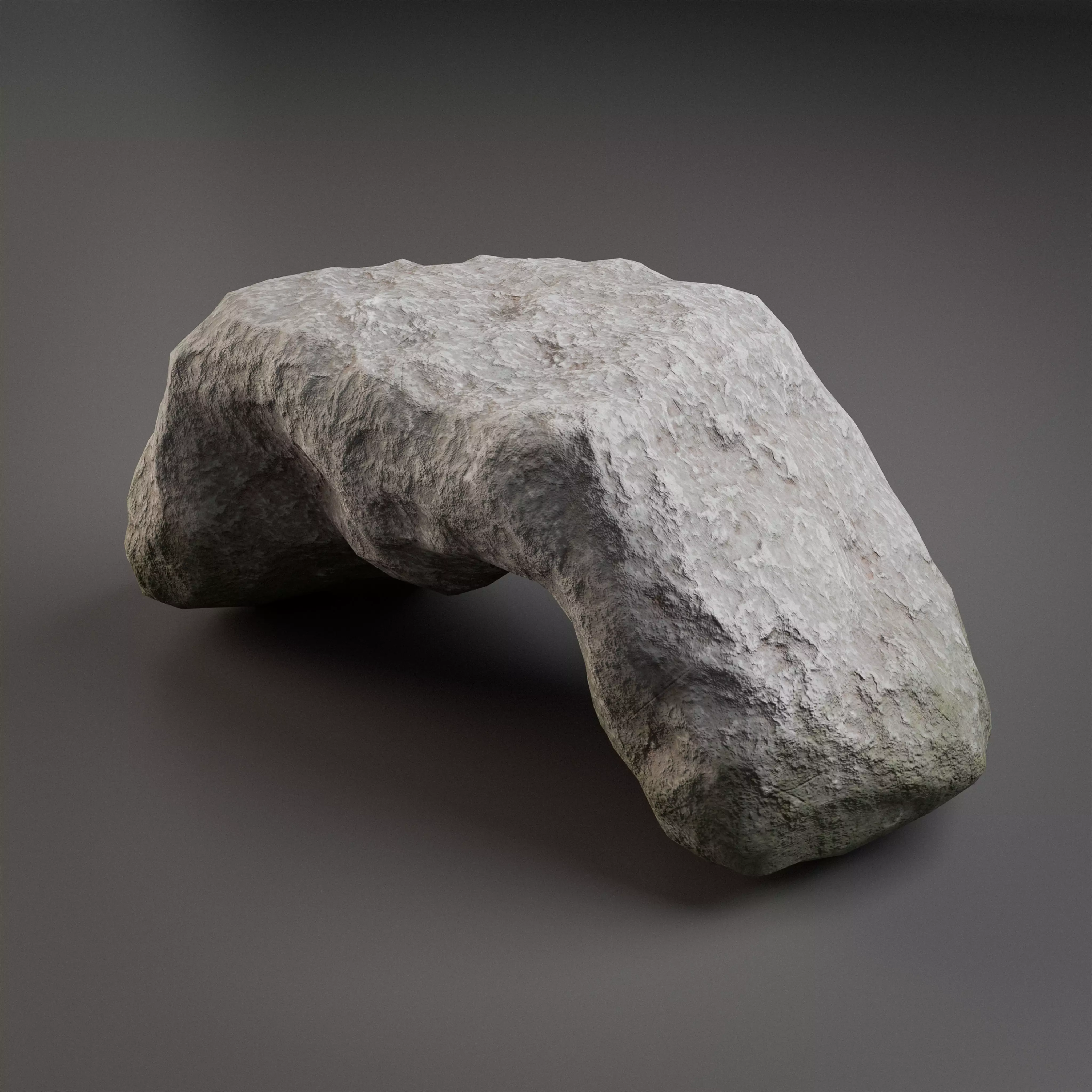 10 Low Poly Rocks 3D model_9